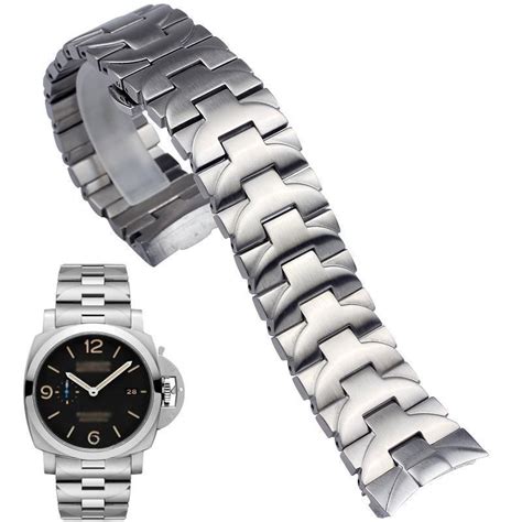 panerai stainless steel strap|where to buy Panerai straps.